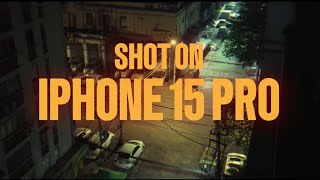 Iphone 15 pro cinematic colour grading