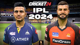 GT vs SRH IPL 2024 T20 Match In Cricket 24 | RtxVivek screenshot 4