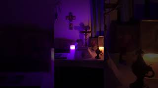 Home altar, Lent 2020