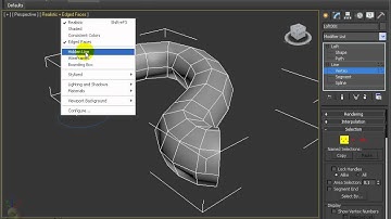 Creating a Lofted Object And Changing Using Deformation - 3DSMax2012