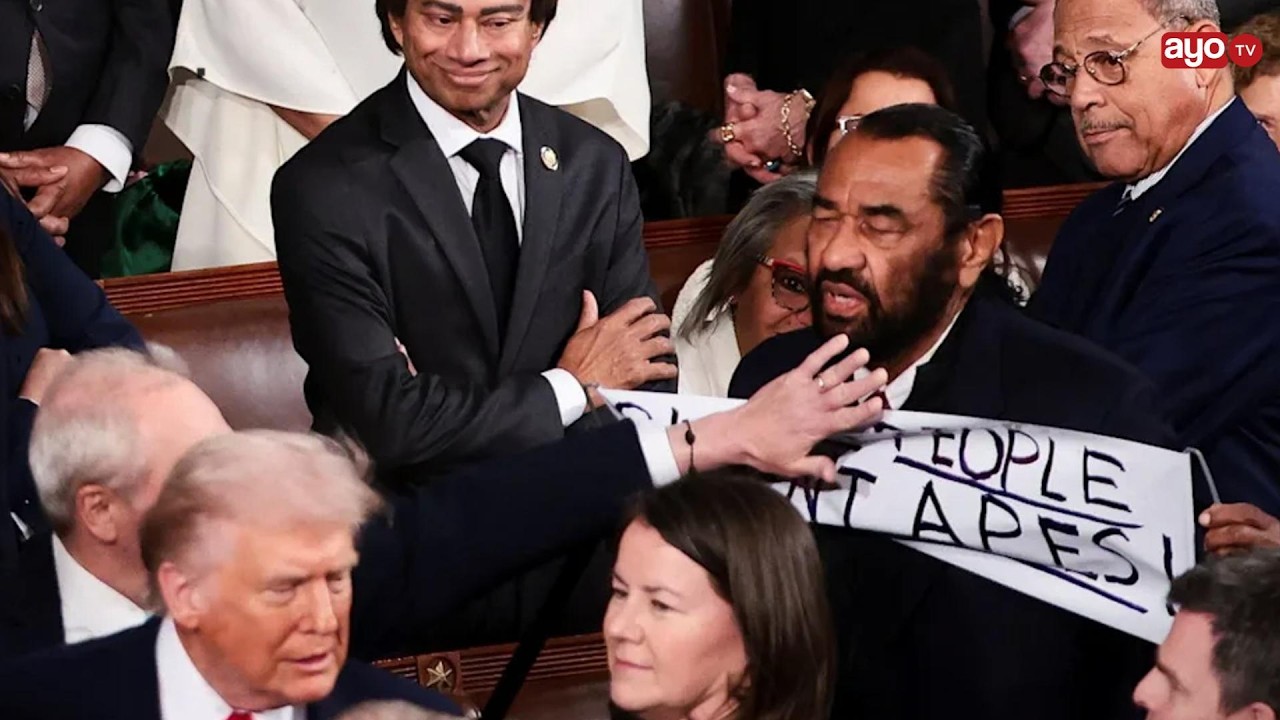 MBUNGE NCHINI MAREKANI ALIYEMUINULIA TRUMP BANGO LENYE UJUMBE 'WATU WEUSI SIO NYANI' ATOLEWA NJE