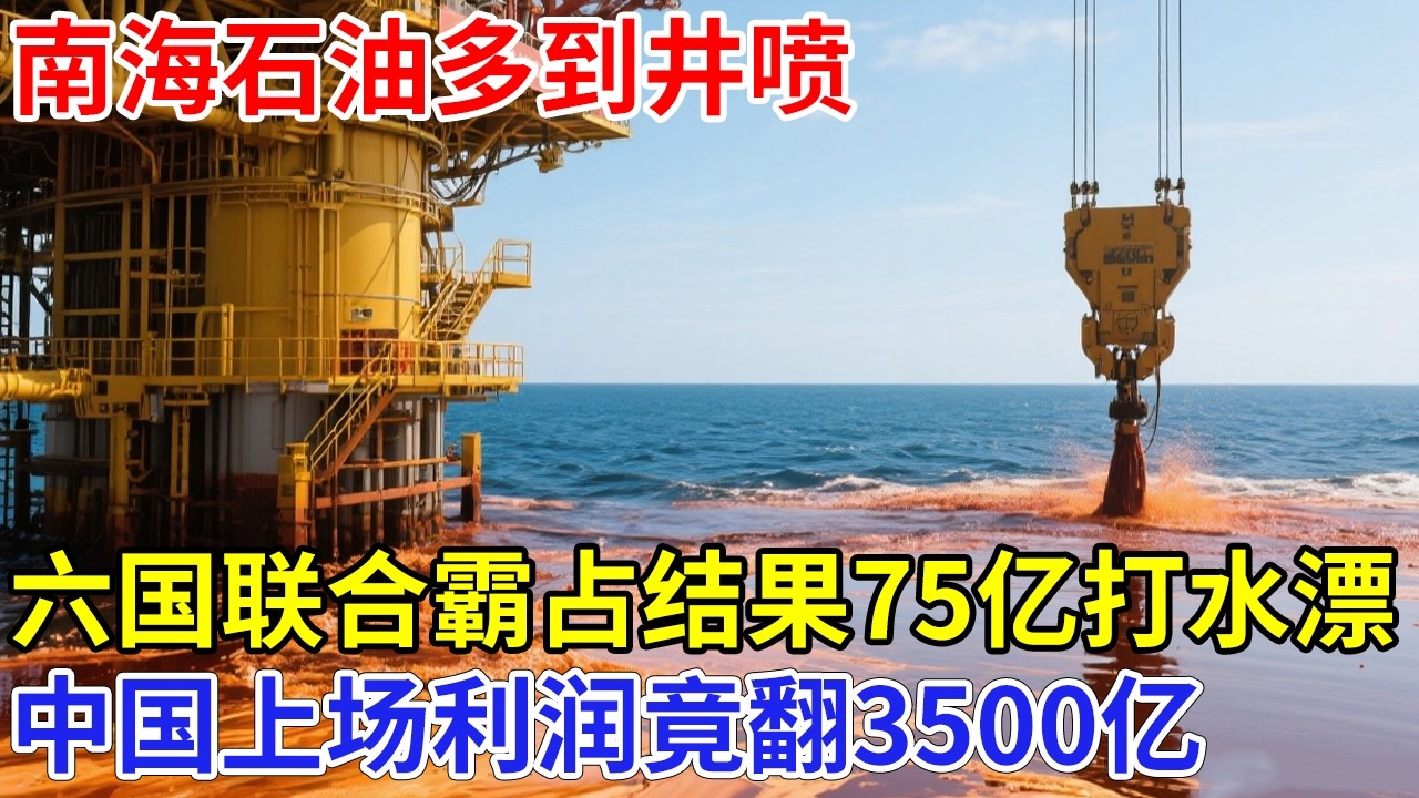 南海石油多到喷，竟只有中国挖得出来，六国联合霸占结果75亿打水漂，中国上场利润竟冲破3500亿【科技前沿】