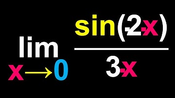 Finding the limit of sin2x/ 3x as x approaches 0, much shorter version desc.