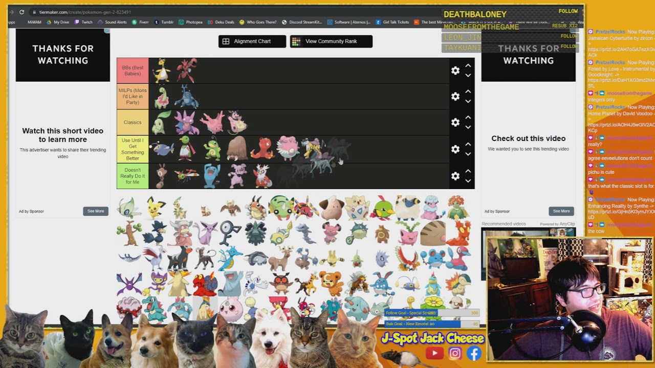 Gen 2 Pokemon Tier List Twitch Highlight YouTube Gen 2 Pokemon Tier List Twitch Highlight YouTube