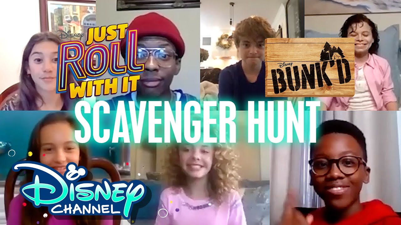 BUNK'D and Just Roll With It 🎉 | Virtual Scavenger Hunts | Disney Channel