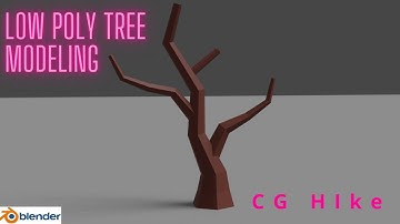 Low Poly Tree Modeling - Blender
