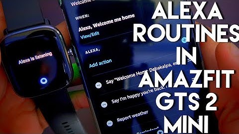 Change Phone Settings via Amazon #Alexa Routines in #Amazfit Gts 2 Mini.