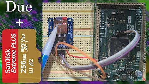Connect Arduino Due to an SD Card for Extra Storage