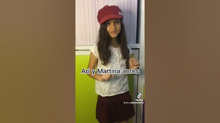 Ari y Martina antes