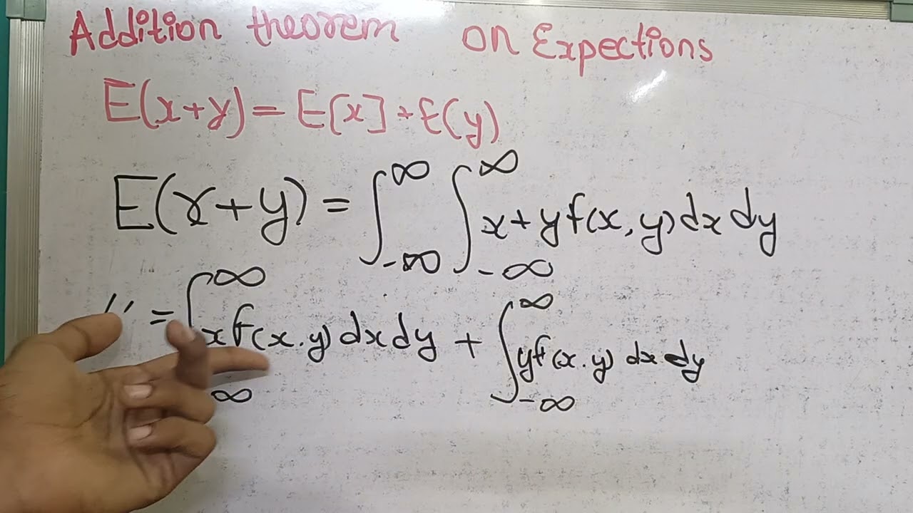Addition thereom on expections explanation in Telugu bsc statistics osmania university 