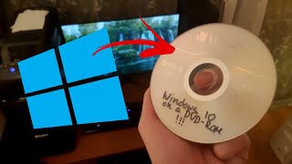 Running Windows 10 on a DVD disc