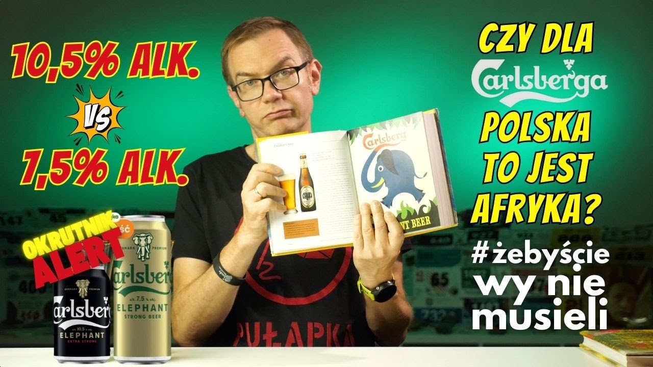 Carlsberg Elephant Strong 7,5% vs Extra Strong 10,5% - Bosman (Carlsberg) 