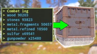 i used COMBAT LOG to show me THIS BUNKER was LOADED!!!
