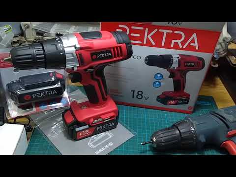 Atornillador Pektra 18V - YouTube
