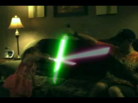 Return of The Cheesestring - lightsaber duel