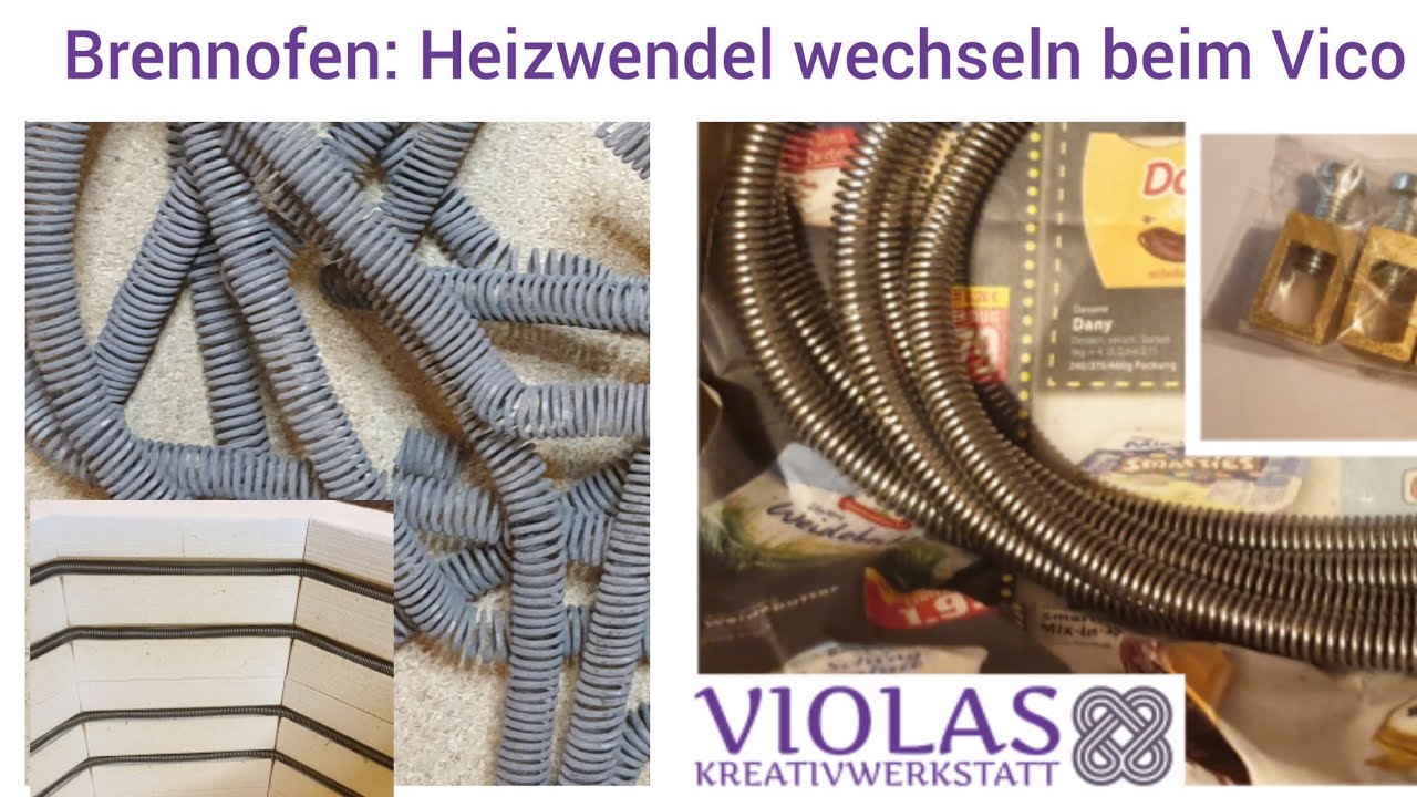 Brennofen: Heizwendel wechseln beim Vico