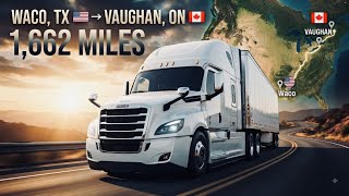 Waco TX to Vaughan ON 1 662 Miles