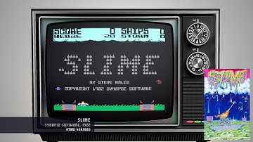 Slime - Synapse Software, 1982 - Atari 400/800 (4K)
