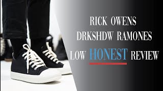 Rick Owens DRKSHDW ramones Low Review - YouTube