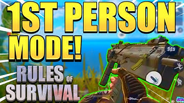 FIRST PERSON IN RULES OF SURVIVAL! *LEAKED SCREENSHOTS!* 1ST PERSON IN RULES OF SURVIVAL!