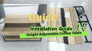sku 1200459 How to Assemble an Extendable Coffee Table | Easy Step-by-Step Guide