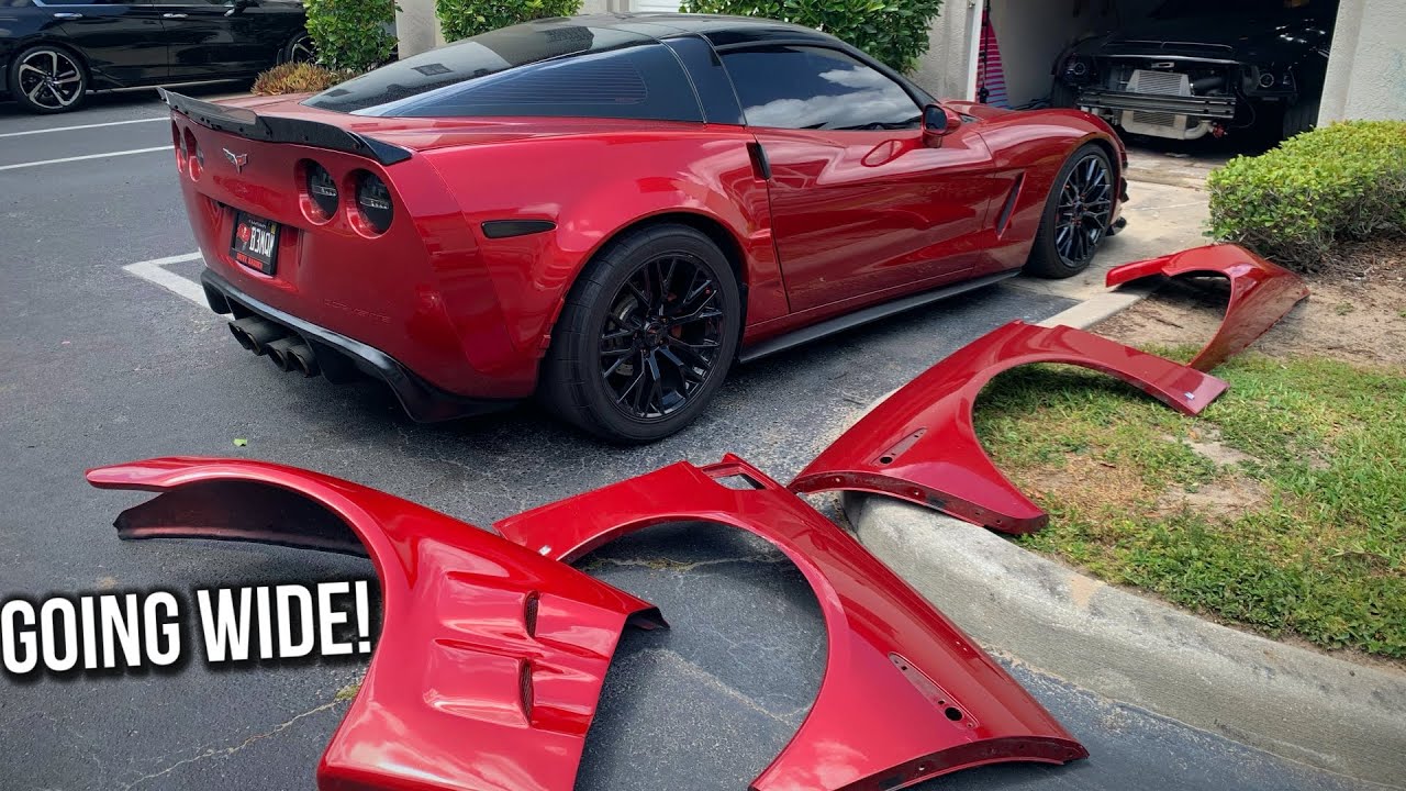 Corvette C5 Wide Body Rear Fenders Z06 FRC Convertible C7, 47 OFF