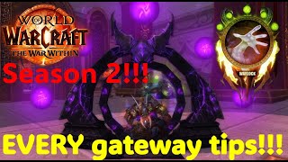 EVERY demonic gateway tips you can use in TWW S2 M+!!