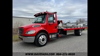 2012 Freightliner Side Puller Flatbed Rollback Tow Truck Content