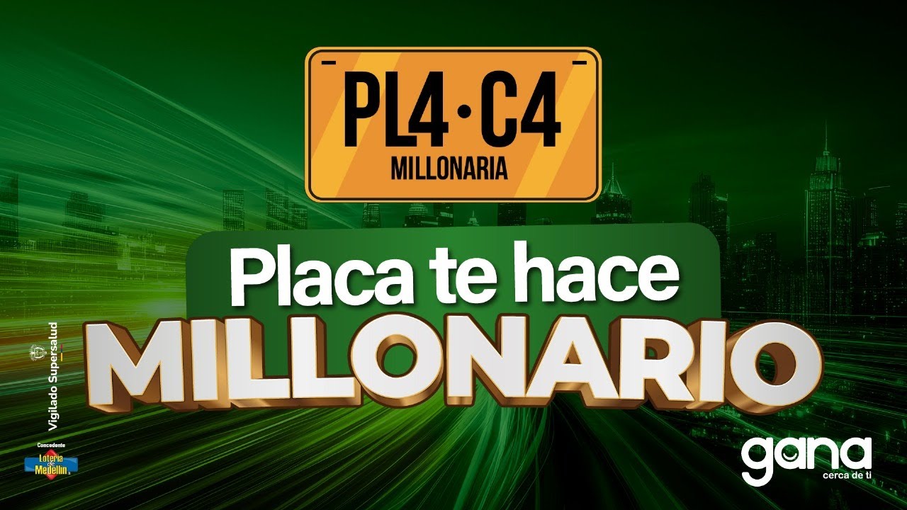 Sorteo Placa Millonaria  16 de enero de 2026