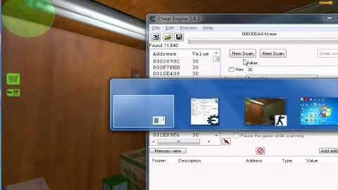 Using ammo on counter strike by cheat engine...