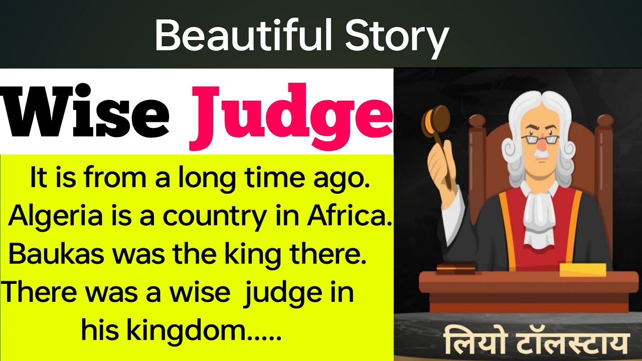 Mysterious Judge's Secret Revealed 🔍 English Story Level 1 with Subtitle