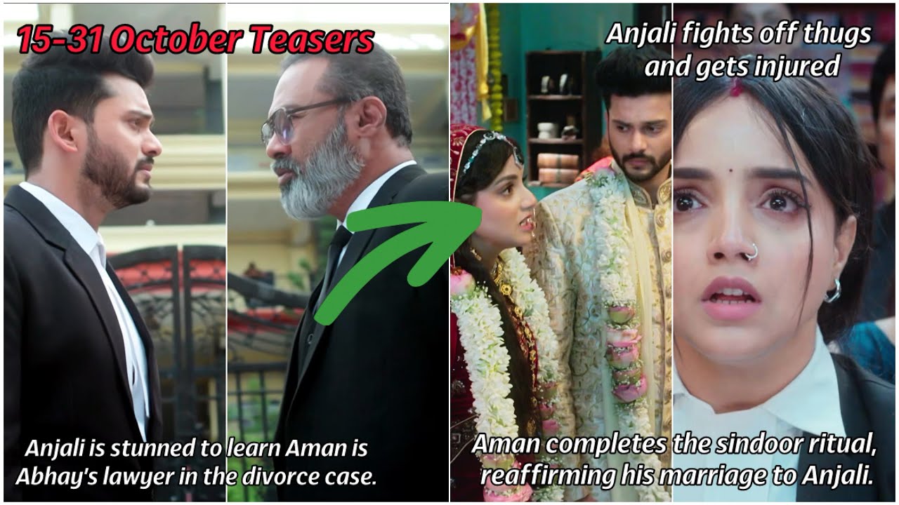 Advocate Anjali October Teasers|Aman completes the sindoor ritual,reaffirming marriage to Anjali.