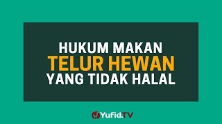 Hukum Makan Telur Hewan yang Tidak Halal - Poster Dakwah