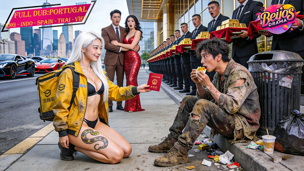 Entregadora Pobre é Humilhada pelo Namorado e Casa com Mendigo—Que Era um Bilionário Oculto