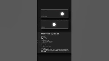 Bounce expression #aetips #animation #afterefects #motiondesign #motion #ae