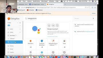 Integrating Dialogflow with Facebook Messenger