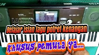 Learn manual dangdut song POTRET MEMORIAN