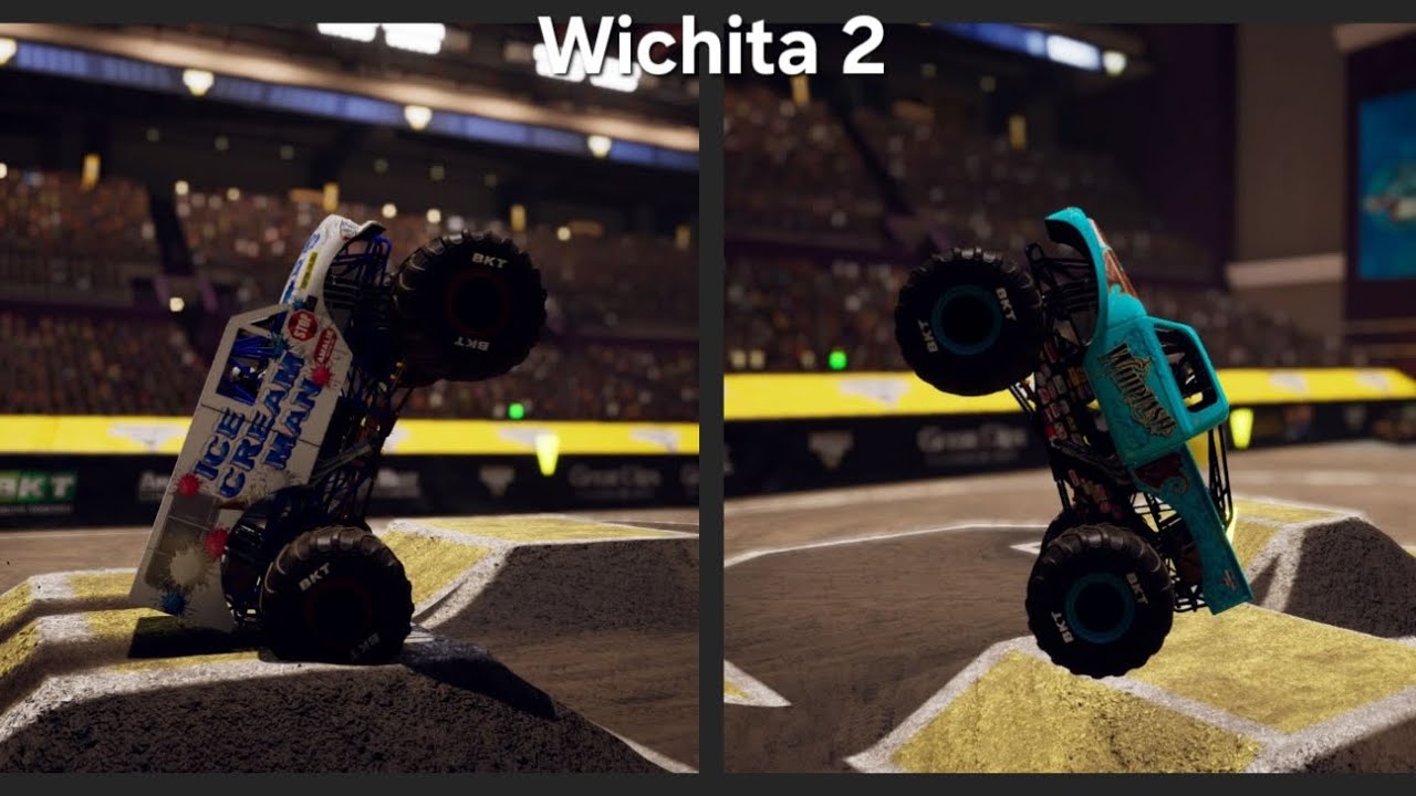Monster Jam Steel Titans 2 (Wichita 2) 8 Truck Freestyle