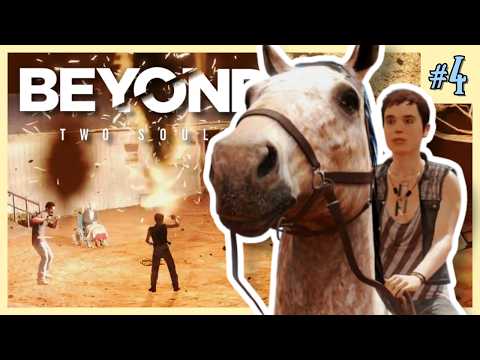 JODIE ARRIVES IN NAVAJO AND BEFRIENDS A HORSE!!! | beyond: two souls [part 4]