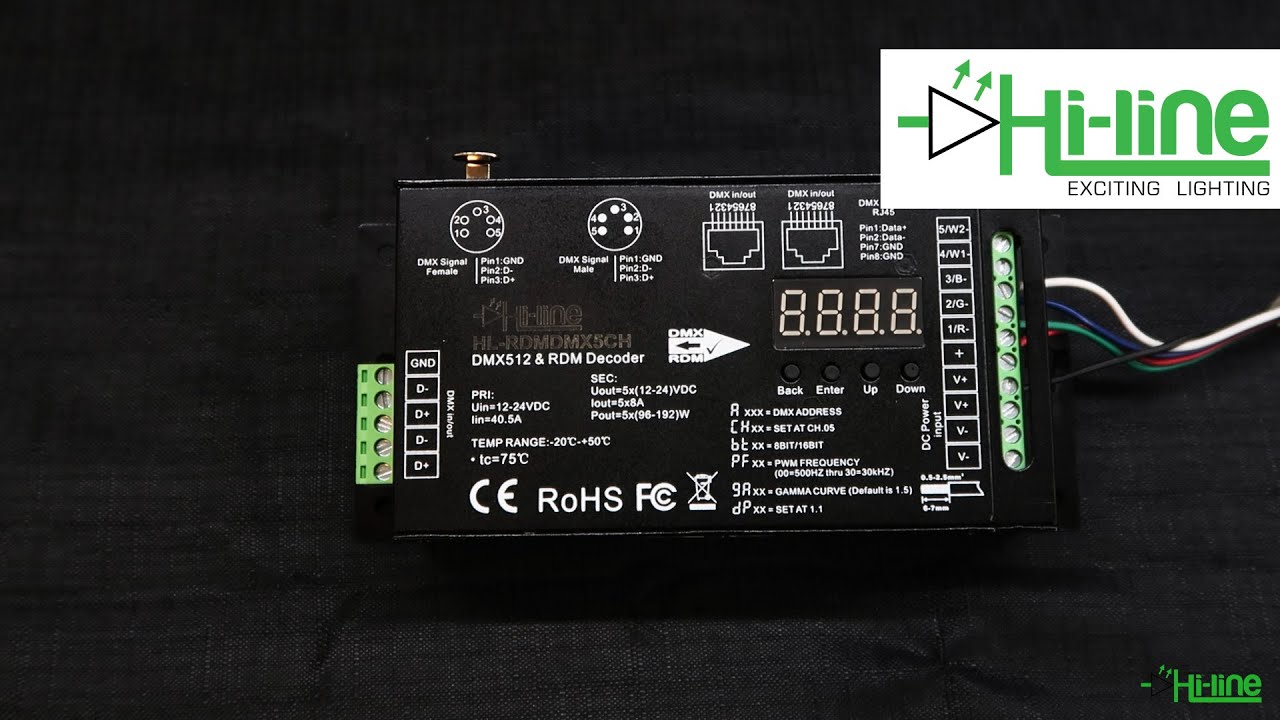 DMX512 Decoder