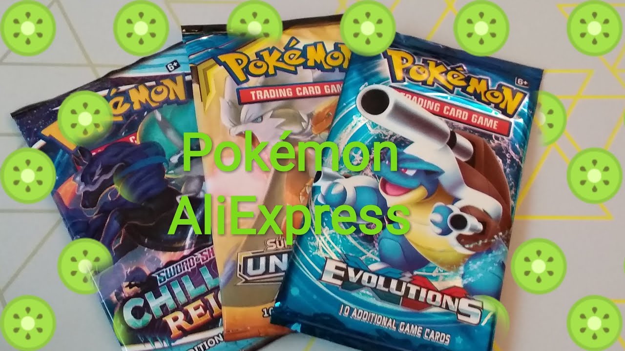 Карты Pokémon с АлиЭкспресса. Подделка?! Вскрываем бустера. Смотрим качество карт.