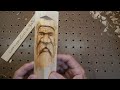 Basswood wood carving spirit whittling hand carving