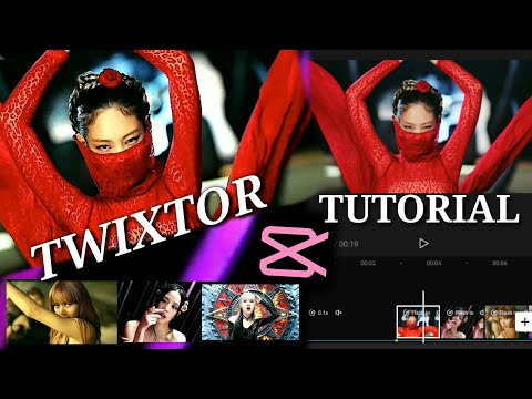 HOW TO MAKE TWIXTOR IN CAPCUT / SLOW MOTION VIDEO TUTORIAL /  PINK VENOM EDIT  / TWIXTOR CLIP