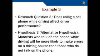 Formulating a Hypothesis