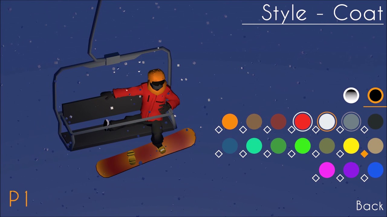 Downslope Progress Update #7 - Character customization!