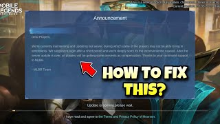 HOW TO BYPASS MOBILE LEGENDS UPDATE MAINTENANCE | PLAYING MLBB EVEN MAINTENANCE screenshot 1