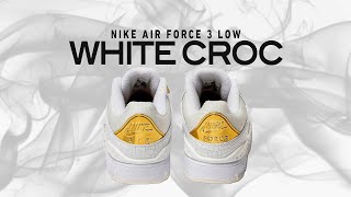 Nigo X Nike Air Force 3 Low White Crocs