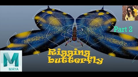 Rigging butterfly in Autodesk Maya with Advanced Skeleton 2/2