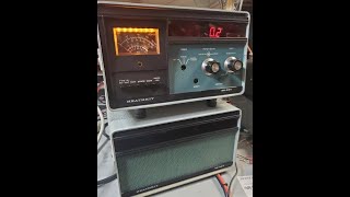 20 transistors RF amp installed in an old Heathkit SB-634 station monitor