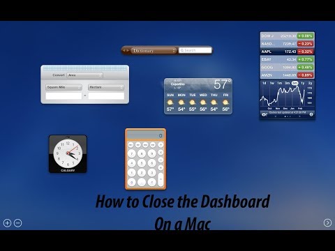 How to close dashboard in Mac OS